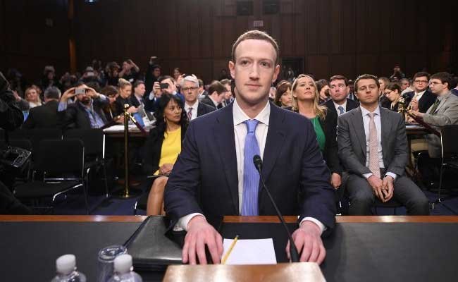 Mark Zuckerberg testified before the US Congress at Capitol Hill in Washington today (AFP