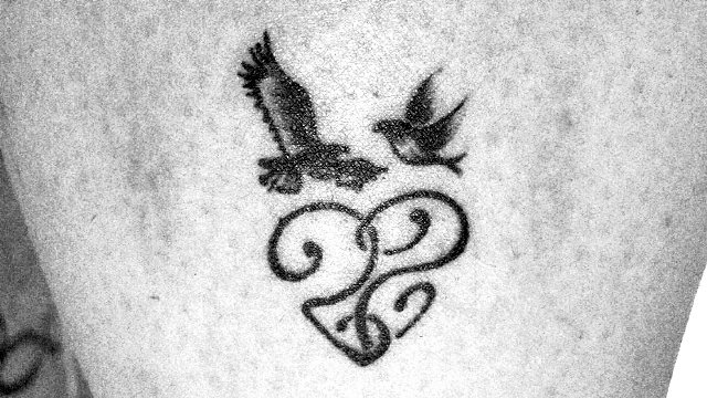dove and eagle tattoo