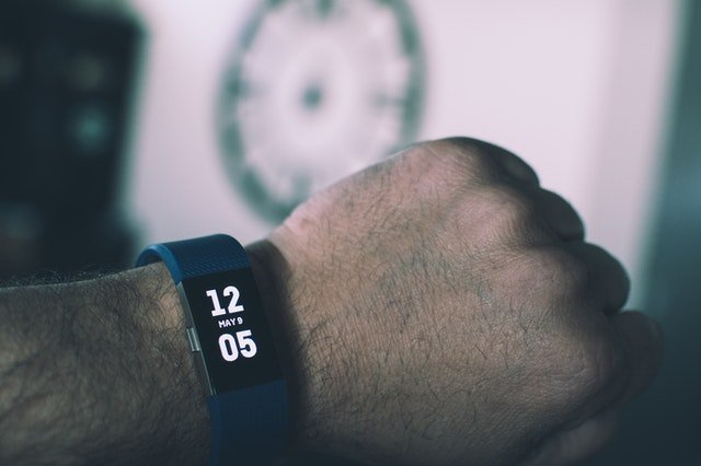 Smart Watch in a men's arm