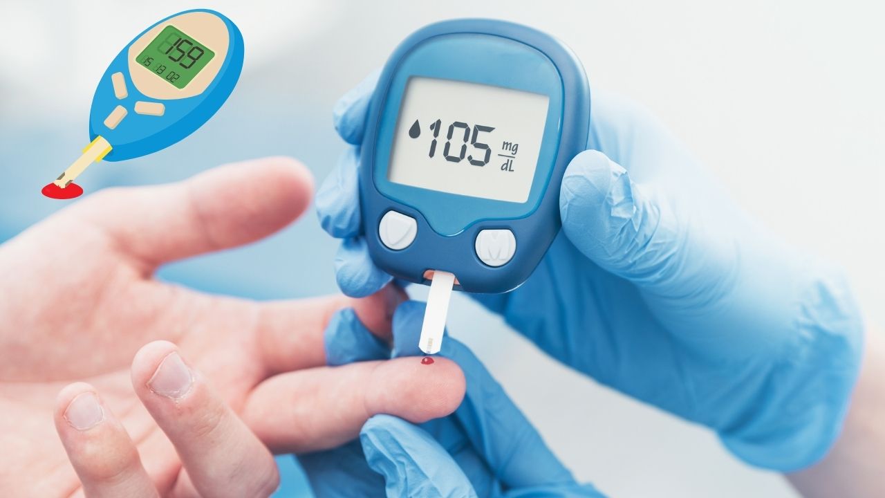 A person getting checked for diabetes