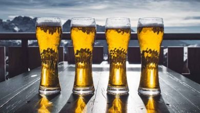 Beer in glasses