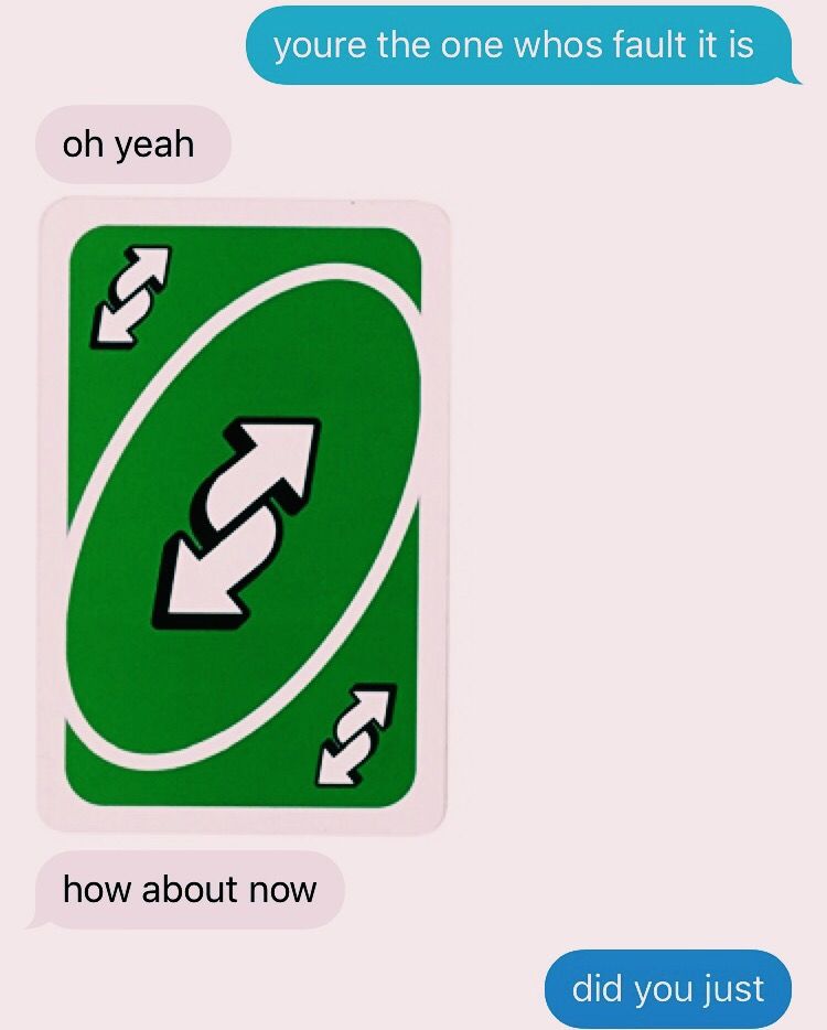 Uno reverse card meme 