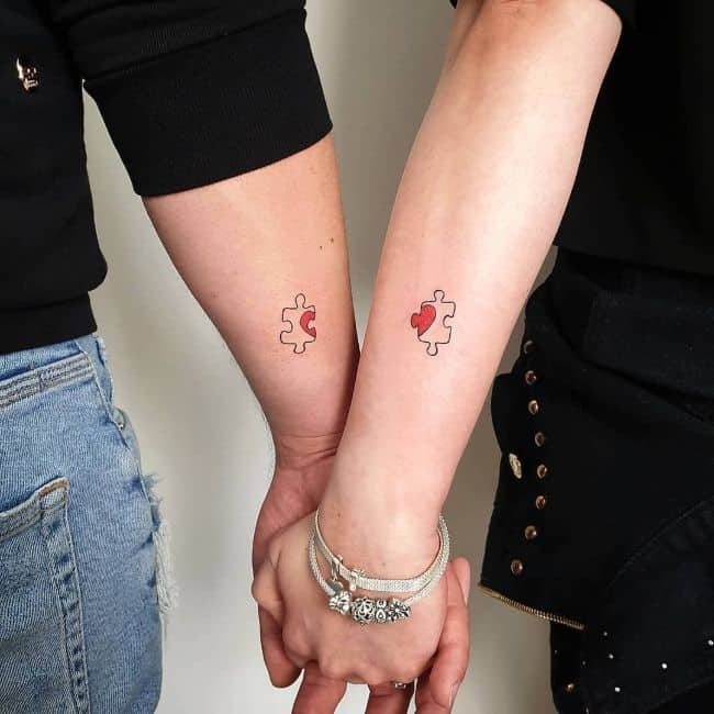 57 Unique Couple Tattoos With Their Meaning