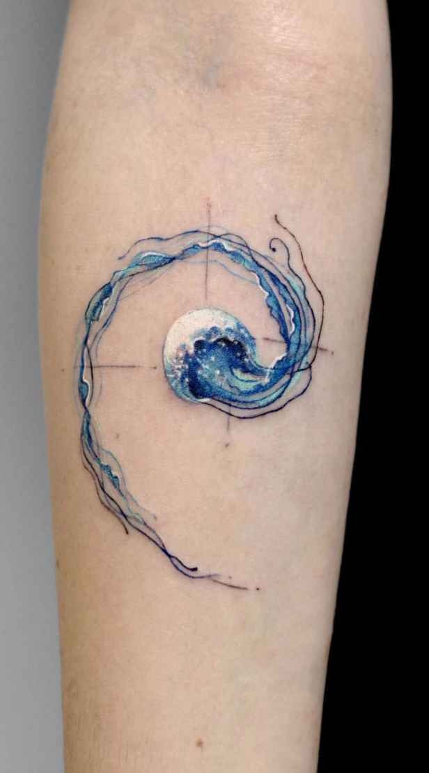 I am a Raging Ocean in a Drop of Water by Steve Phipps TattooNOW