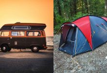 Campervan Vs Tent Camp