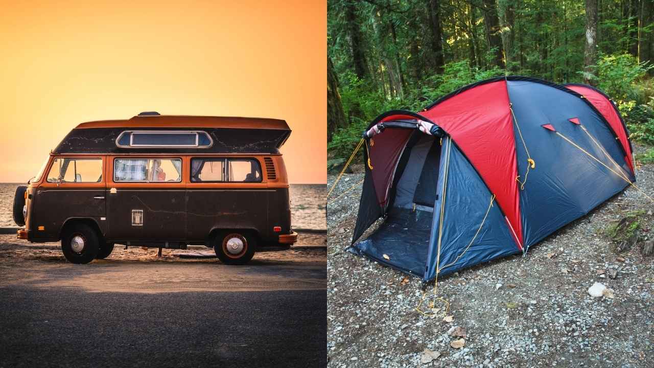 Campervan Vs Tent Camp