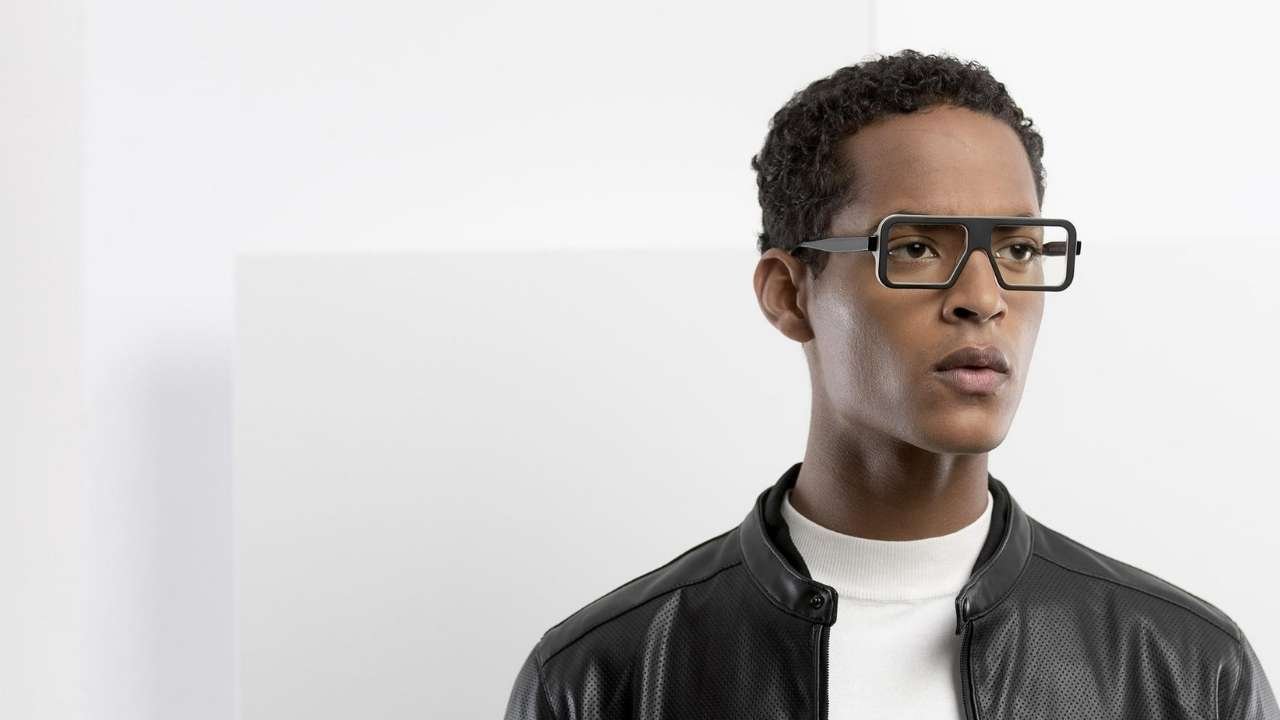 A guy wearing glasses