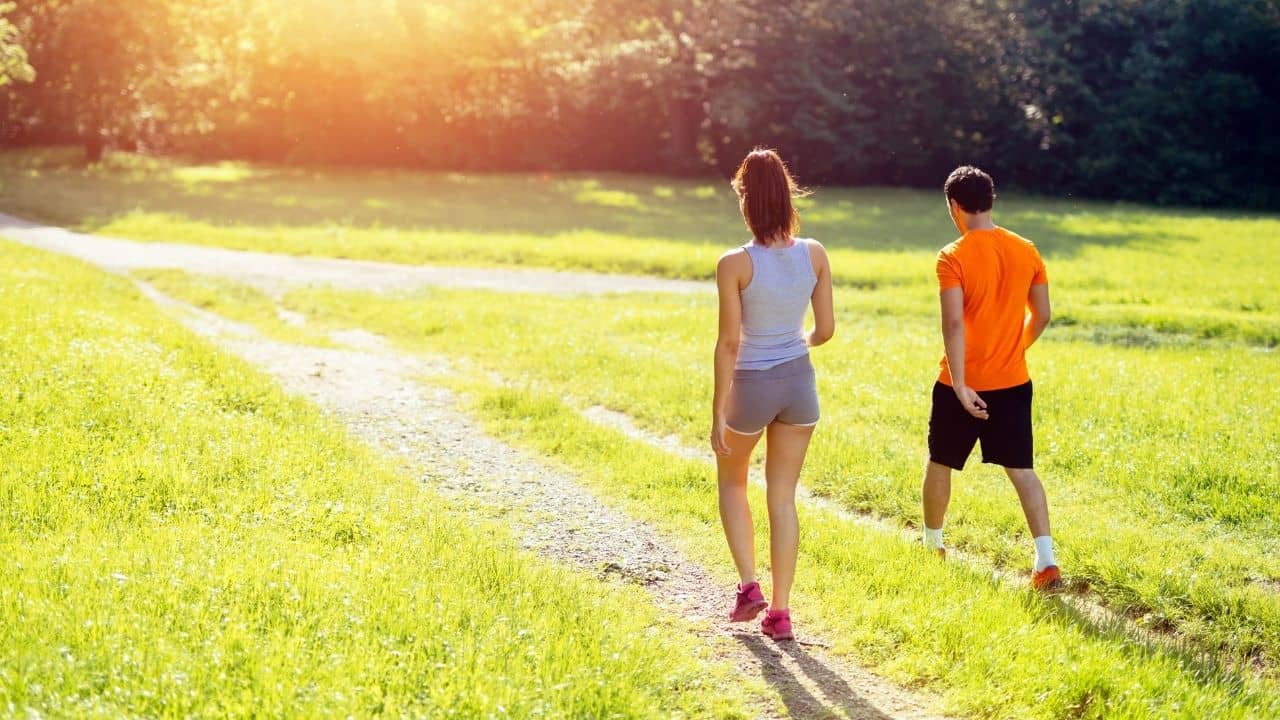 Health Is Wealth Couple Walking