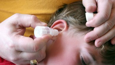 Ear infection in child