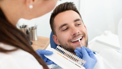 guy at a dentist
