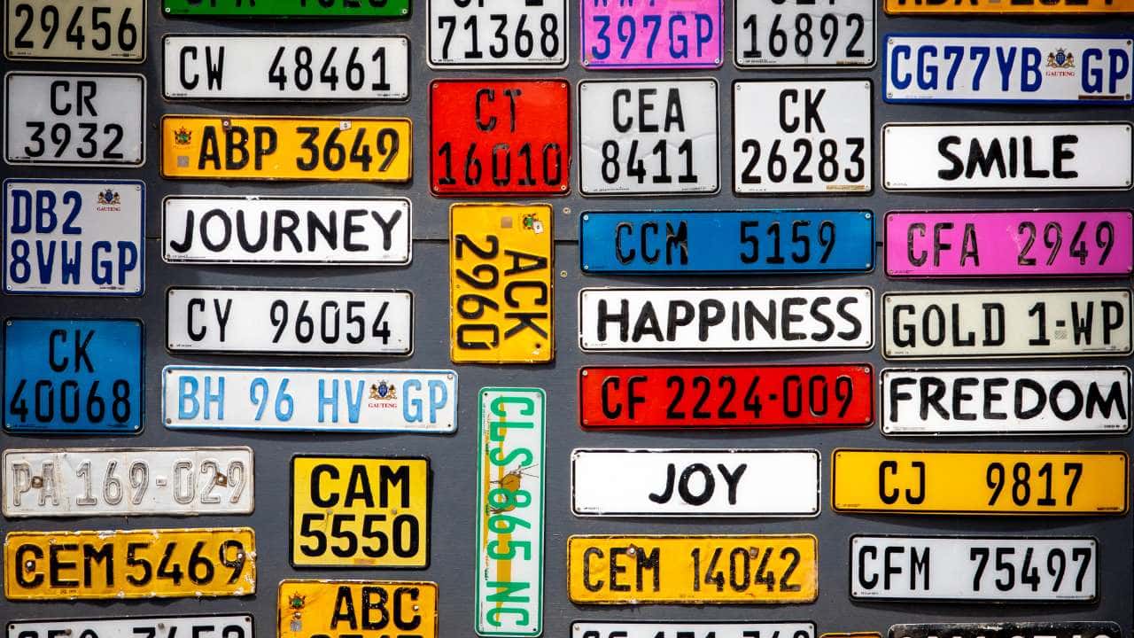 Types of Number Plates