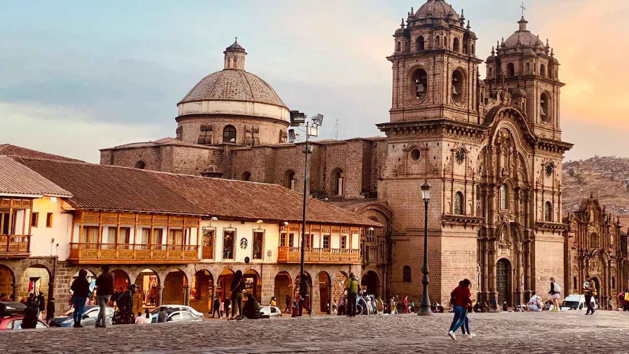 Colonial architecture of Cusco, Peru, a must-visit South American city for budget travelers.