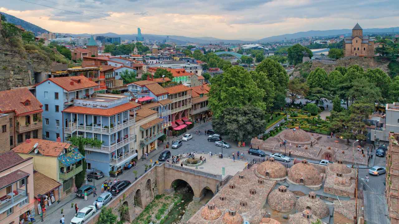 The vibrant streets and traditional architecture of Tbilisi, Georgia, a country that offers some of the best and most affordable travel experiences
