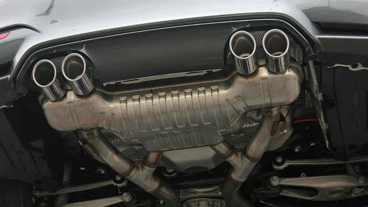 a car with Performance Exhaust