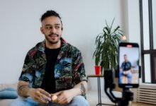 guy making Video Content